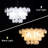 6 Light Modern Coastal Light Fixture Capiz Shell Chandelier-1006616229