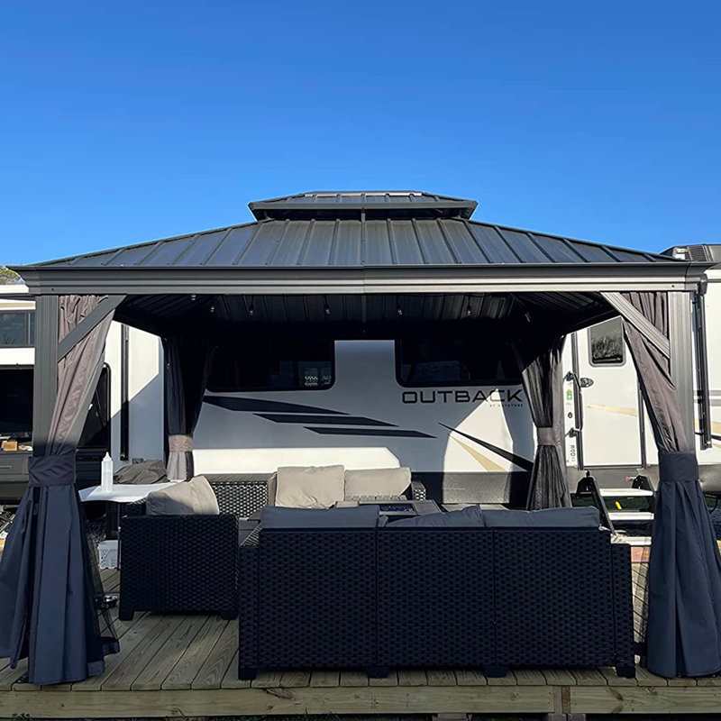 4m x 3m Aluminum Patio Gazebo