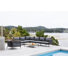 Riad Powder Coated Aluminum Patio Sectional with Sunbrella® Cushions