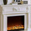 Armoire de cheminée décorative rétro américaine avec flammes simulées