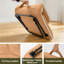 Chaise pliante à soucoupe lune, siège en cuir végétalien-1957508211