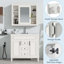 Meuble-lavabo simple avec plateau 35,9 Kenlea-534758128