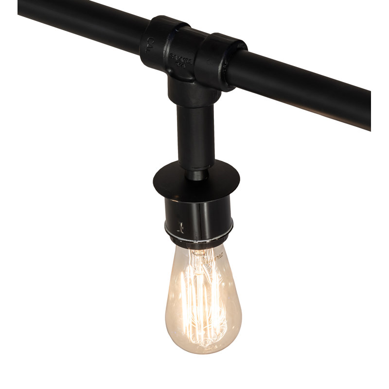 158" Long Pipedream 6 Light Bar Floor Lamp