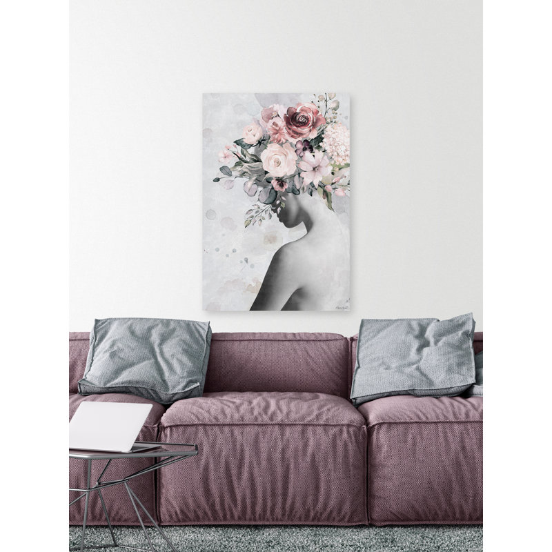 Born To Be Real - Wrapped Canvas Painting, 66cm H x 45cm W x 3.81cm D