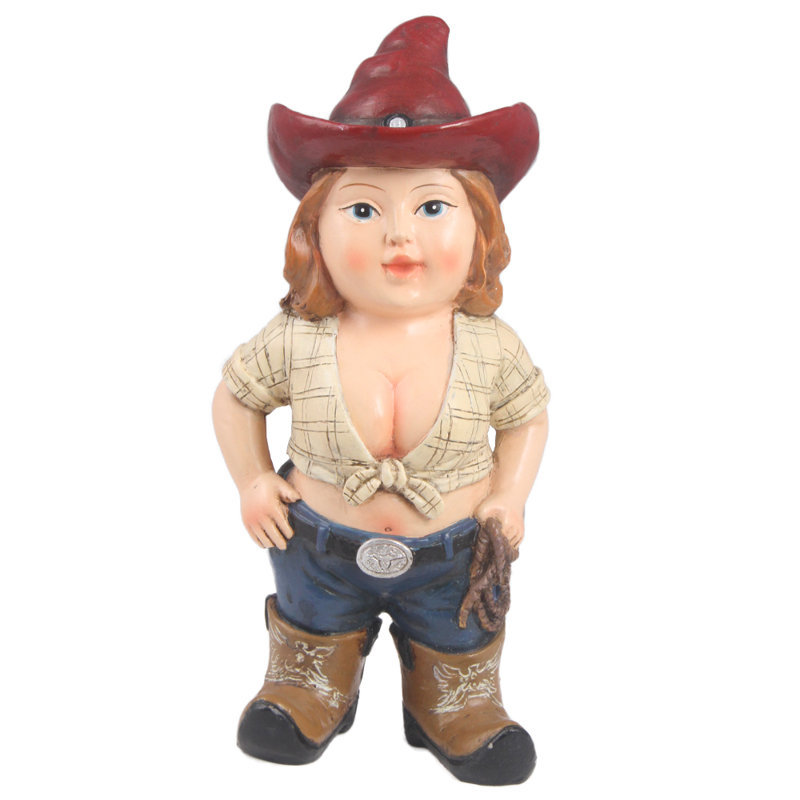  Wild West Gnome Garden Statue