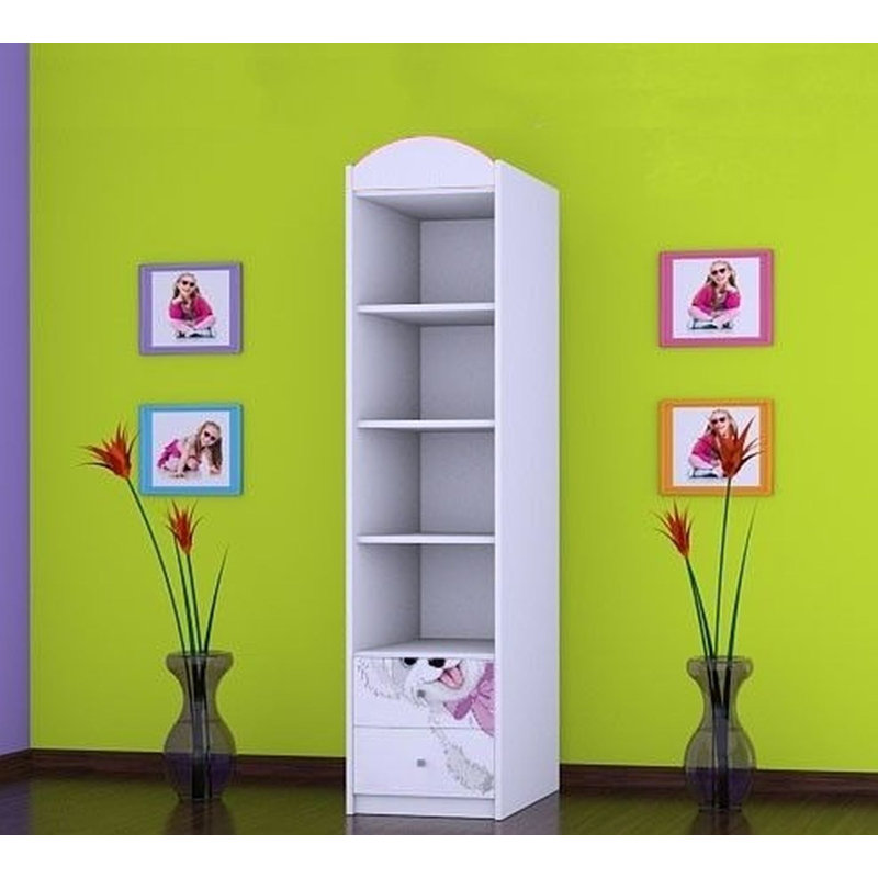 Burnestown 1 Door Wardrobe, White
