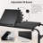 Overbed Table with Wheels,60.6-84.2 inches Mobile Bed Desk,Rolling Computer Desk, Laptop Cart,With 0-65°Tilt Stand,4 Heights and 6 Lengths,Side Storage Basket,for Home,Office and Hospital-1477592170