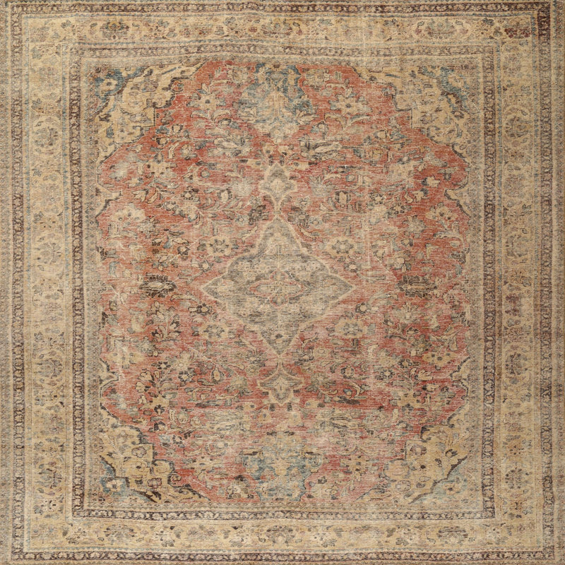 Dayhsaun Oriental Indoor Rug, Square 4'