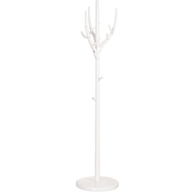 Rimini Solid Wood Freestanding 12 - Hook Coat Rack