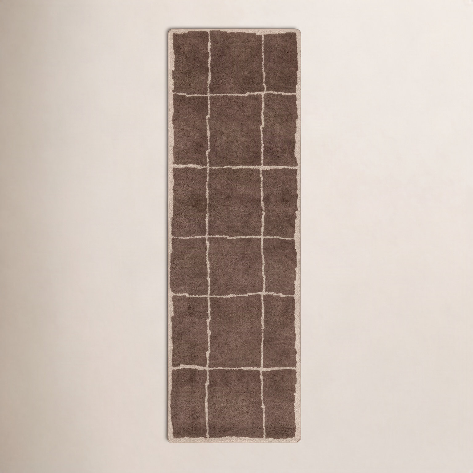 Merritt Hand-Tufted Geometric Wool Rug, Runner 2'6" x 8'