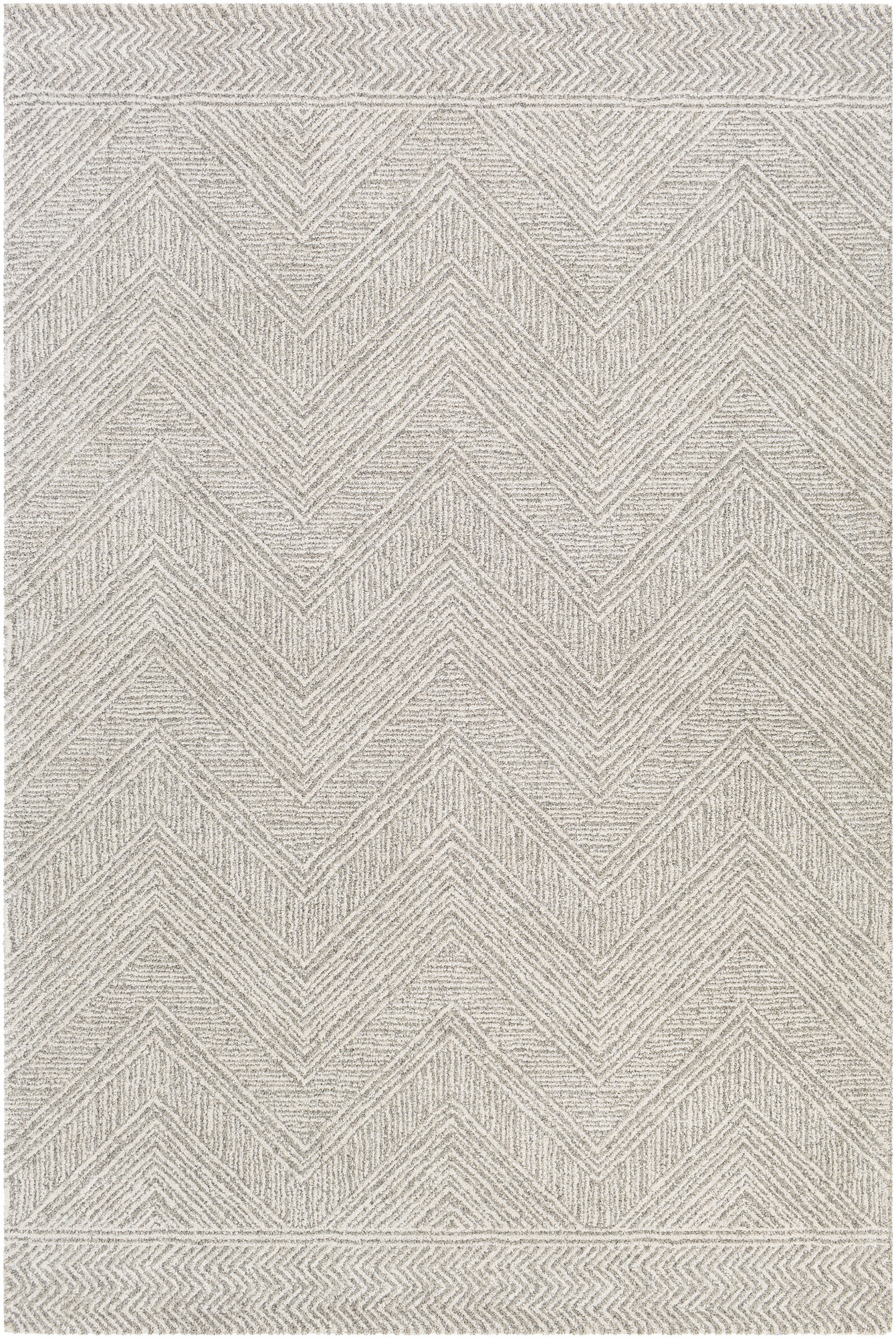 Toravon Rugs Foundry Select Sylvan Chevron Taupe/Ivory Area Rug & Reviews | Wayfair