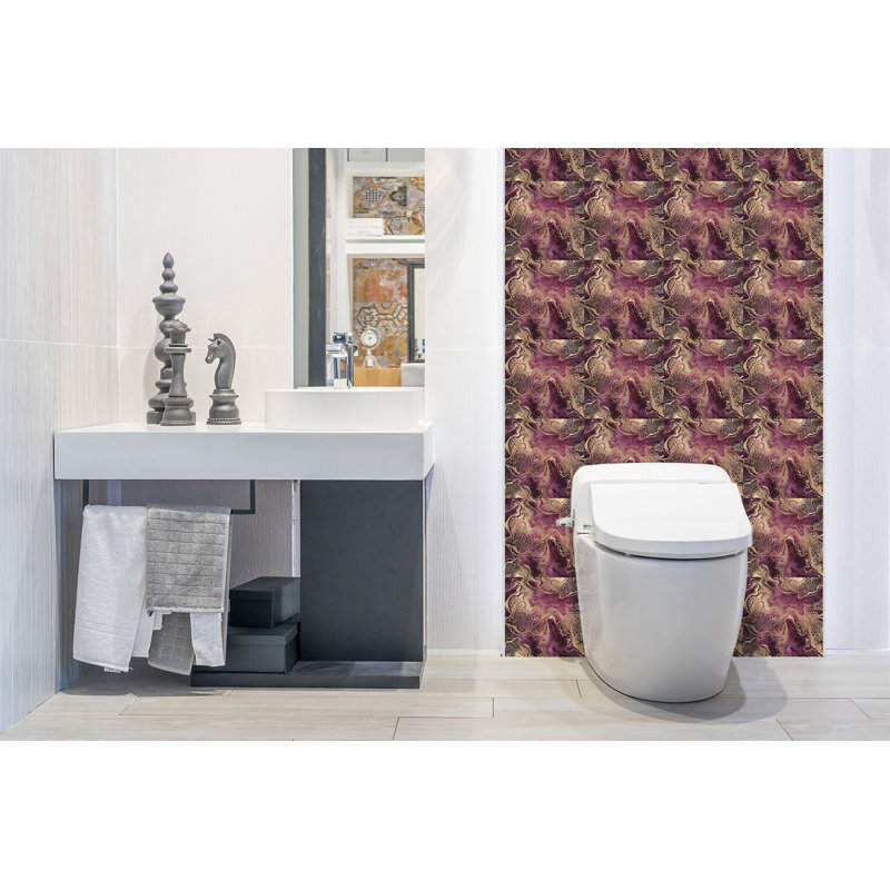 Wall Tiles Self Adhesive Vinyl Splashback Wall Stickers 39,37x19,68 Inch Sticker Tile Peel and Stick