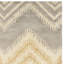 Tapis à chevrons gris / doré en laine touffeté à la main Raika-1488035376