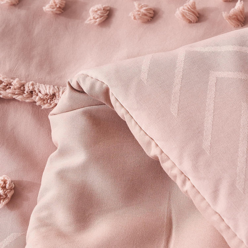 Ensemble d'édredon 7 pièces, ensemble d'édredon et de draps touffeté dans un sac, ensemble de literie complet en microfibre douce toutes saisons