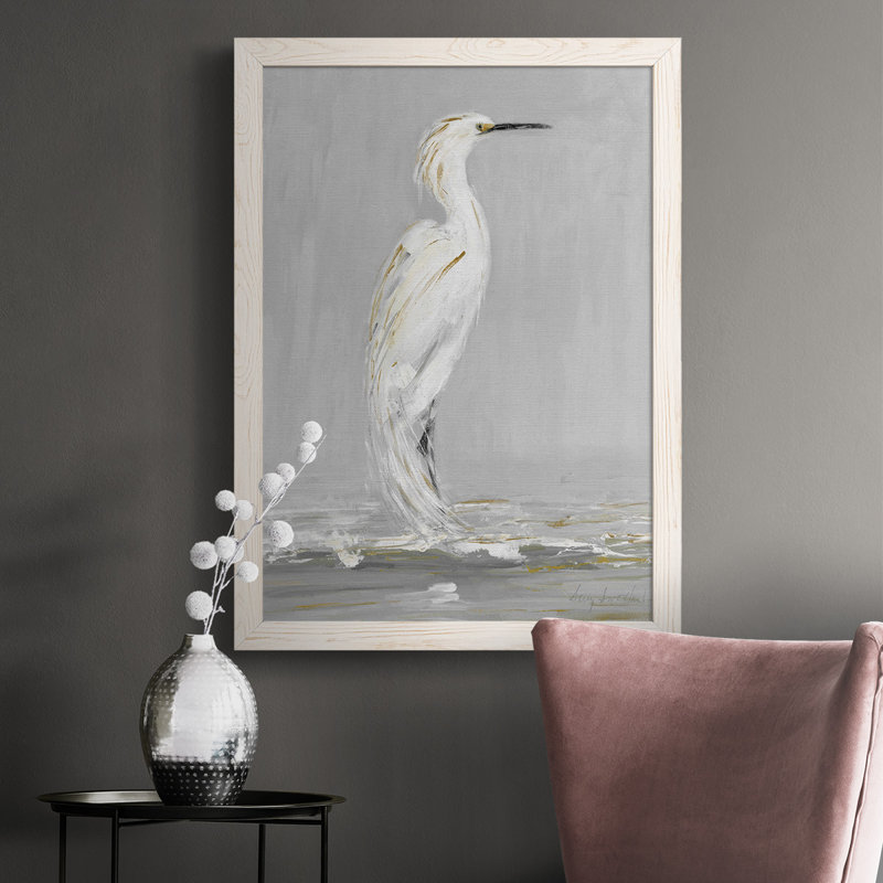Weigelstown Coast Watch I, reproduction d'art sur toile, Cadre blanc, H 37,5 po x l 27,5 po x P 1 po