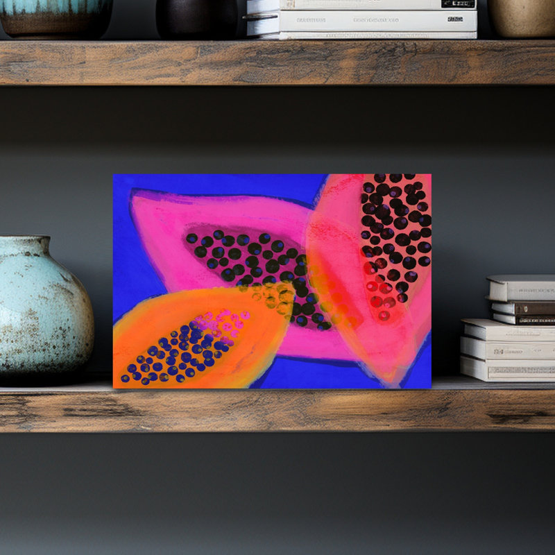 Yummypapaya by Treechild - Wrapped Canvas Print, 30.48 cm H x 45.72 cm W