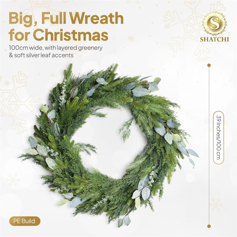 Polyethylene 100cm Wreath