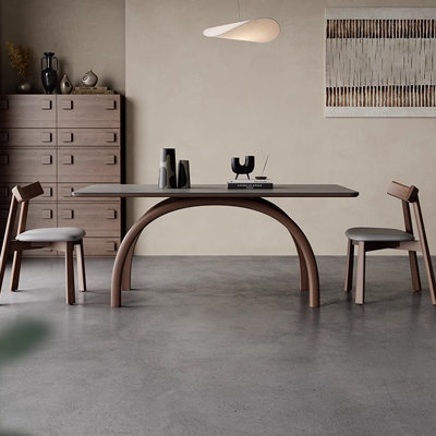 Table de salle à manger rectangulaire italienne
