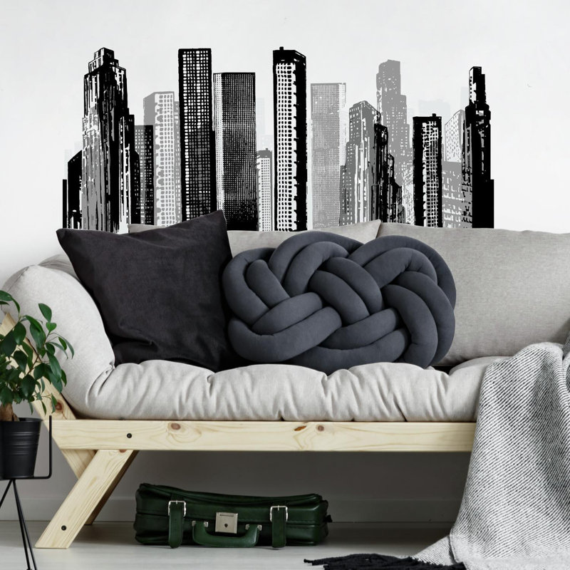 Cityscape And Architecture Non-Wall Damaging Wall Decal