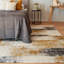 Abrienne Soft Lines Gold/Grey/Black Rug-501117921