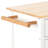 Solid Wood Top Kitchen Island Cart In White, 4 Door Cabinet With Space Shelves, 2 Drawers, Spice & Towel Rack, Locking Wheels Adjustable-669711388