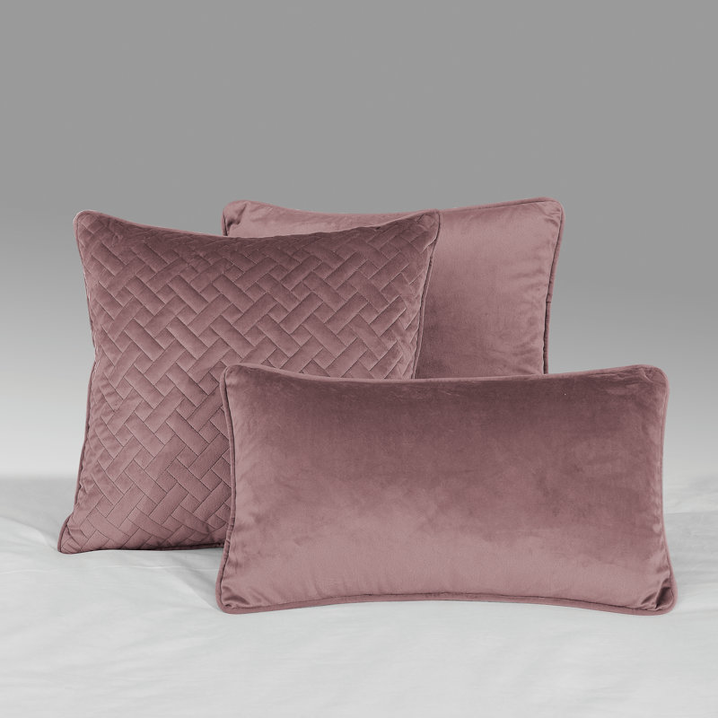 Ariel Square Cushion Cover, Blush