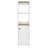 St. Clair Linen Cabinet, Two Interior  Shelves, Two Open Shelves, Single Door