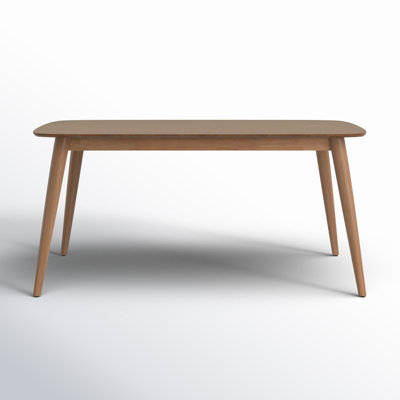 Gallman 59.06'' W Rectangular Dining Table with Tapered Legs