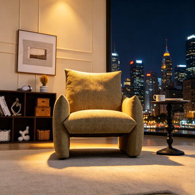 Fauteuil d'appoint en chenille