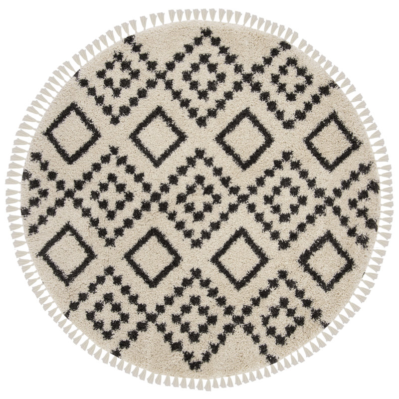 Caldwell Performance Geometric Rug, Round 6'7"