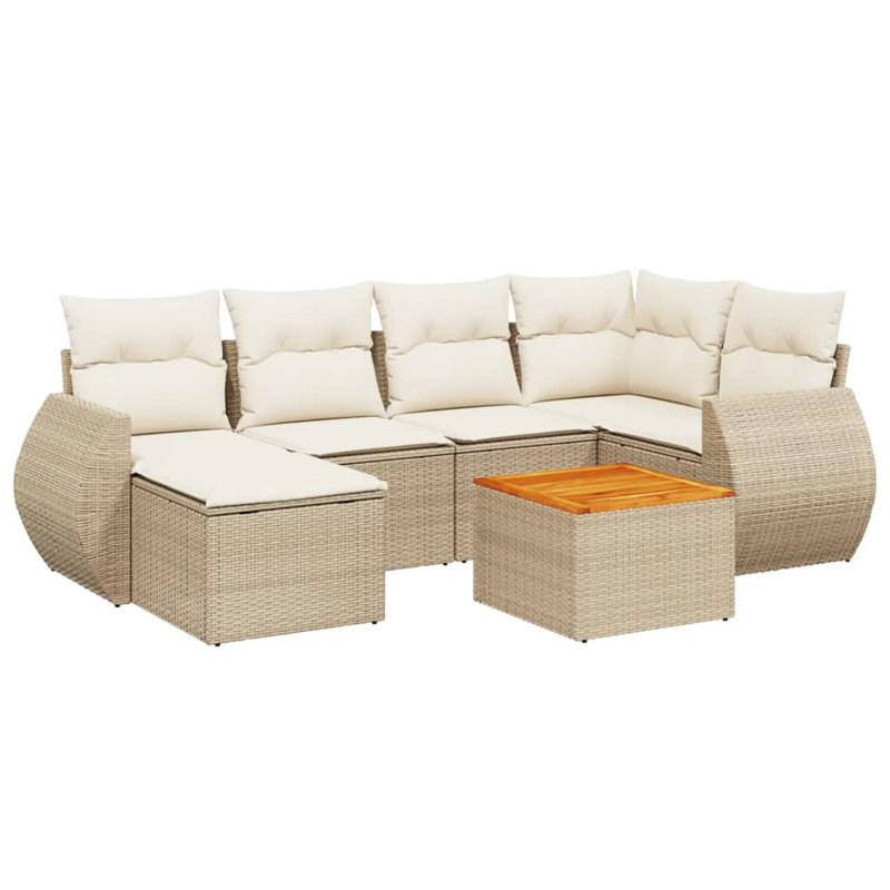Vidaxl Garden Sofa Set Beige