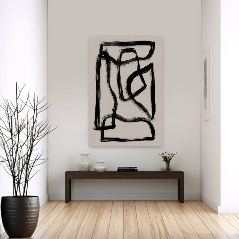 Art contemporain contemporain, H 60 po x l 40 po