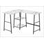 Bureau d'ordinateur moderne en forme de L avec tablettes de rangement pour bureau à domicile, peu encombrant et design élégant