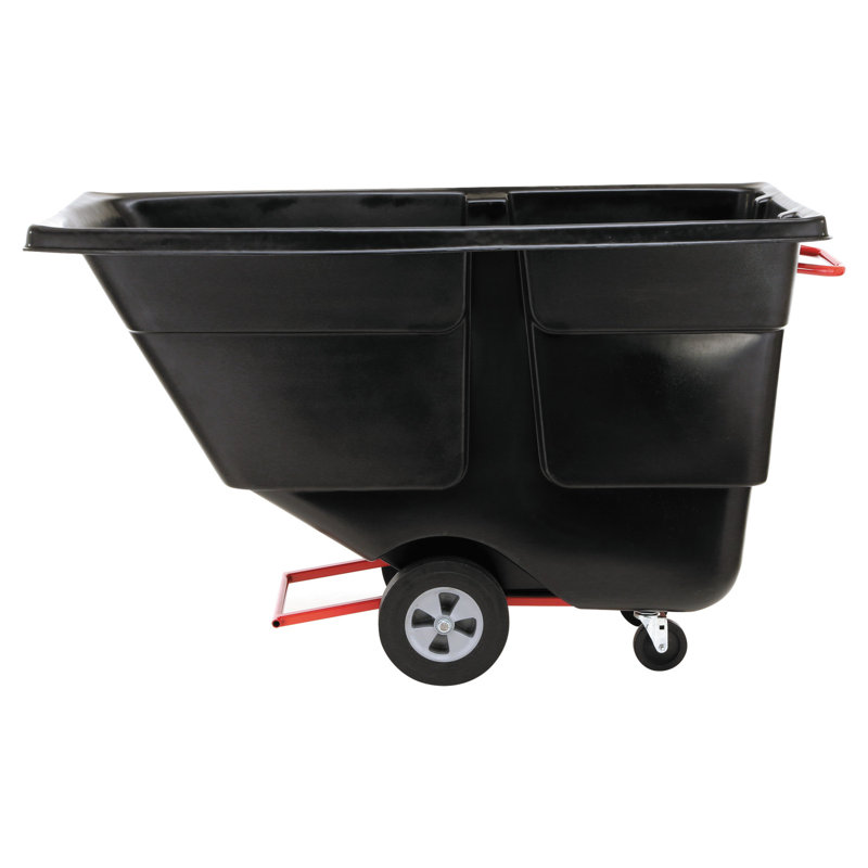 Plastic Open Outdoor Trash & Recycling Bin - 202 Gallons