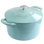 Martha Stewart 7 pte Cocotte en fonte antiadhésive ronde
