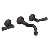Jacobean Wall Mount Bathroom Faucet