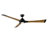 60" Woody 3 - Blade Outdoor/Indoor Smart Propeller Ceiling Fan with LED Light Kit and Remote Control Included, Works With Alexa and iOS or Android App, Graphite/Weathered Gray-48482666-100708470-100708472