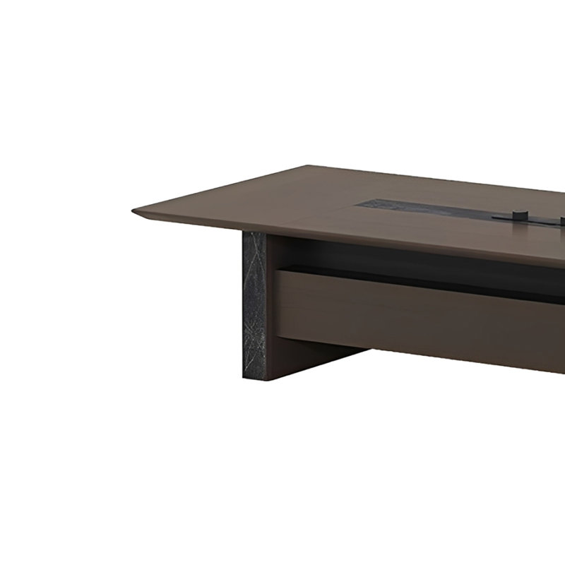 Grande table de conférence légère et luxueuse, H 29,52 po x L 141,73 po x l 55,11 po