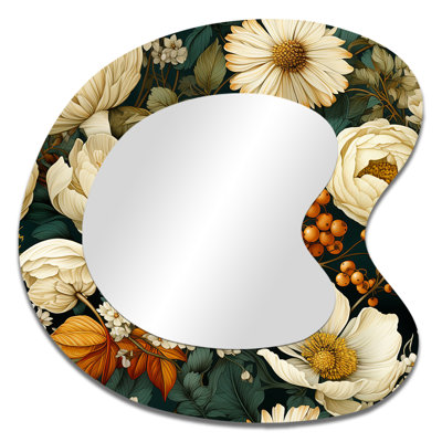 Miroir mural asymétrique traditionnel