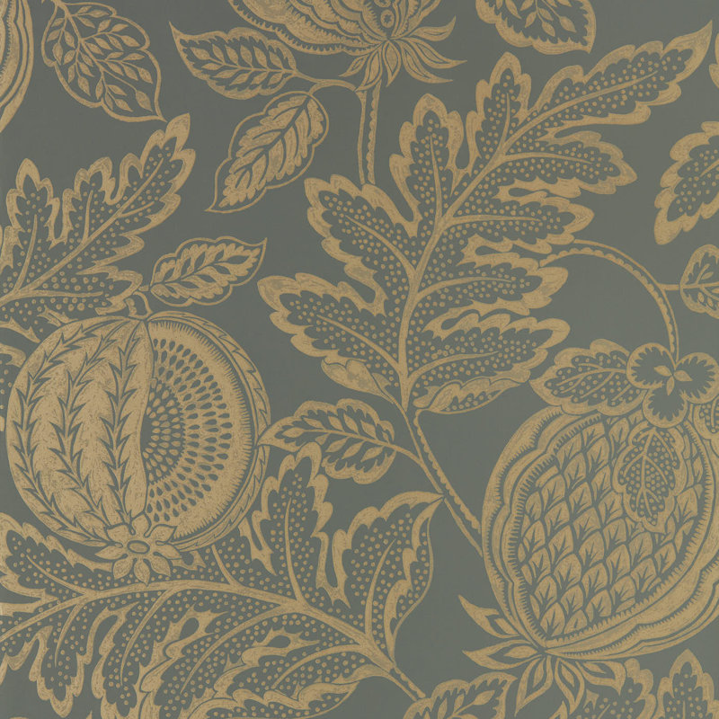 Cantaloupe 10.05m x 68.6cm Matte Wallpaper Roll, Dark Grey