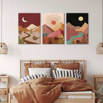 3 Piece Wrapped Canvas Print