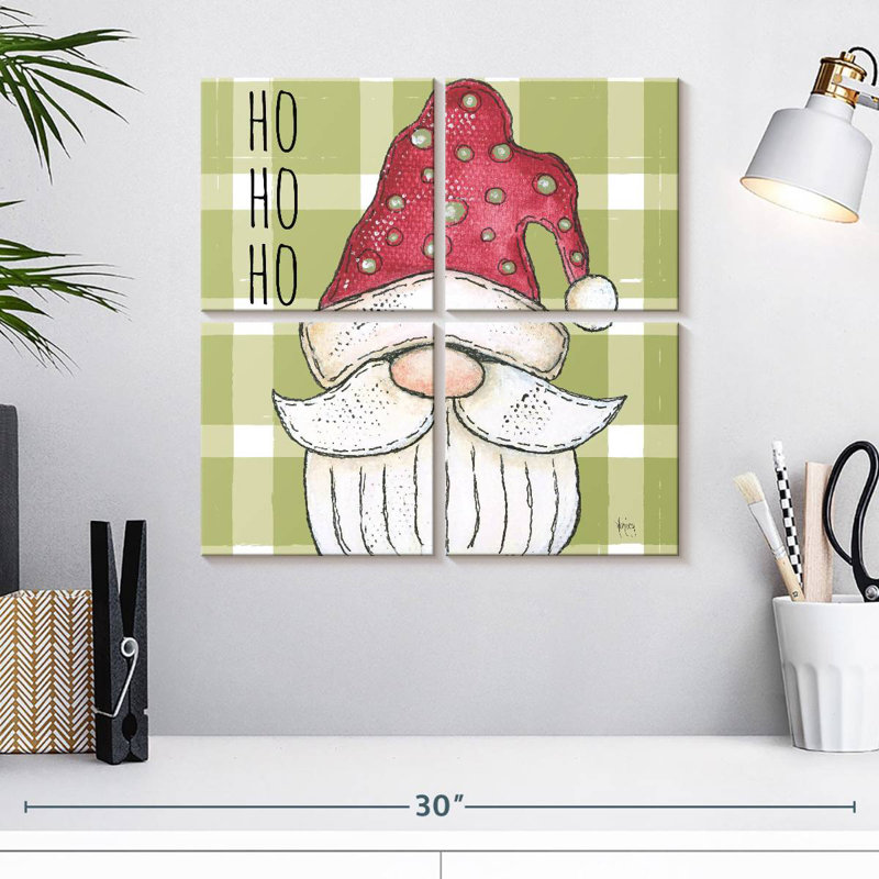 Gnome du Père Noël Lelend, H 18 po x l 18 po