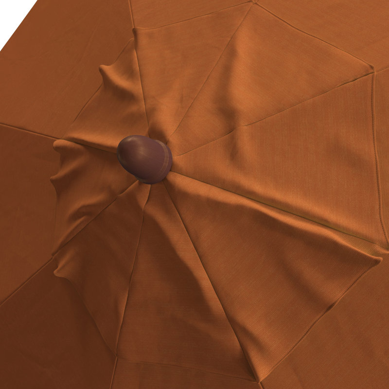 Parasol de marché 7 pi 6 po Arlo, Toile Sunbrella® tangerine