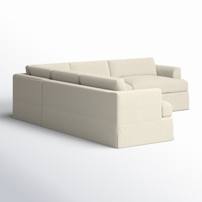 Lucia 4 - Piece Slipcovered L-Sectional