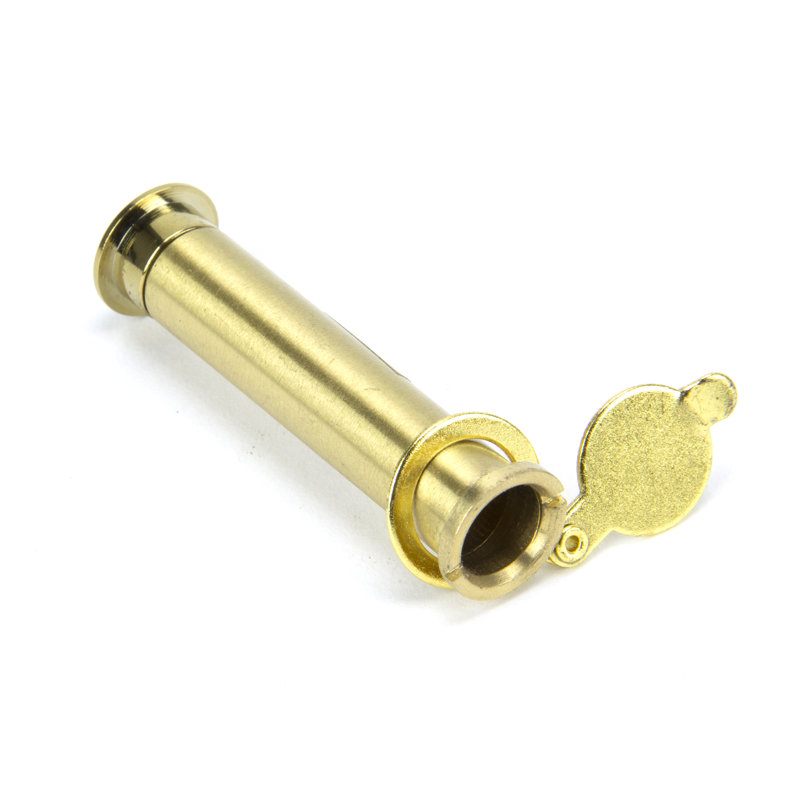 Viewer Door Accessory, Lacquered Brass
