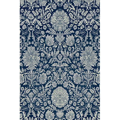 Tapisserie baroque en bleu marine II