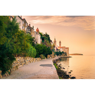 Croate touristique, photographie sur toile tendue