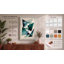 Teal Forms Geometric - Wrapped Canvas-220495754-220495771