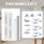 Porte pliante en verre manufacturé 1-Lite-120922775