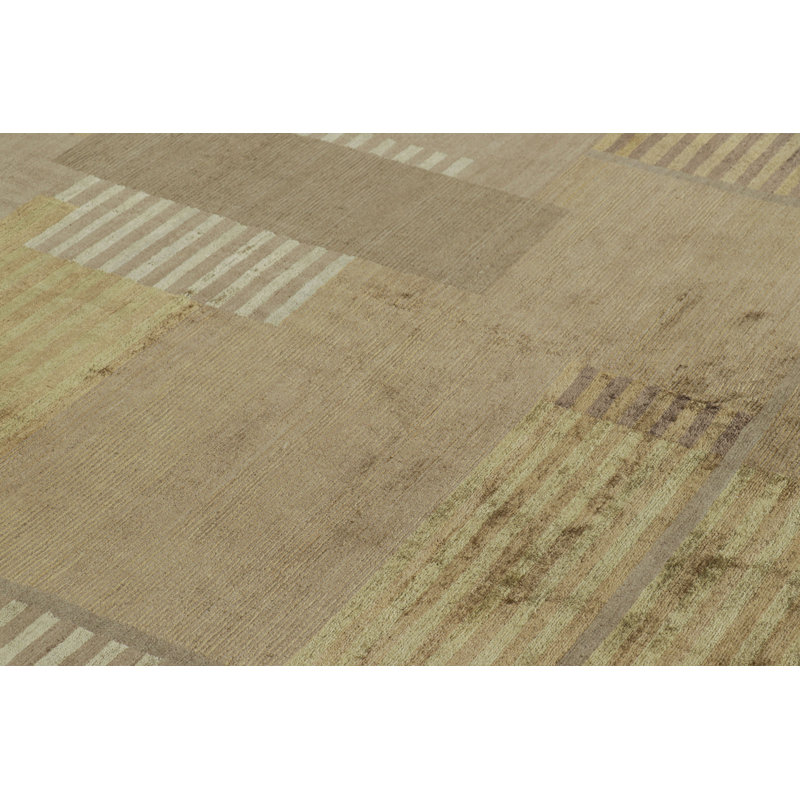 Rug & Kilim’S Modern Geometric Rug In Brown Tones